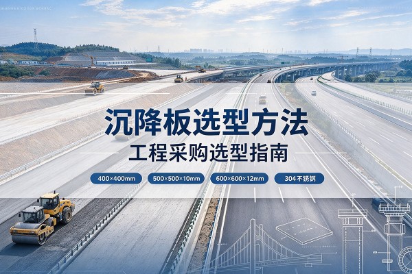 灵璧沉降板选择方法