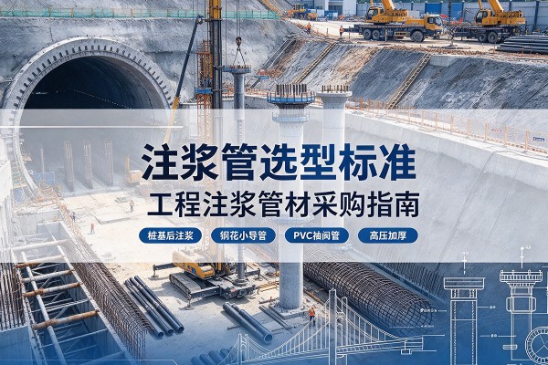 灵璧注浆管选型标准