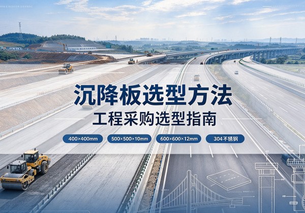 灵璧沉降板选择方法